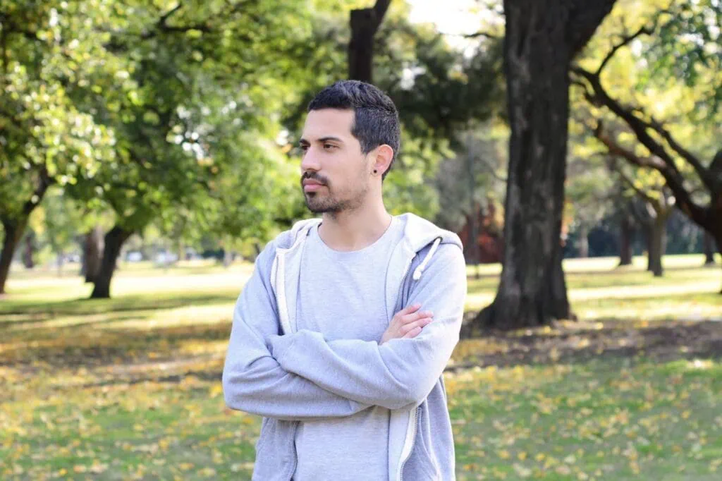 a young man who is aware of his emotions
