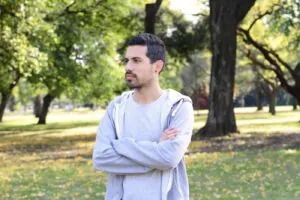 a young man who is aware of his emotions