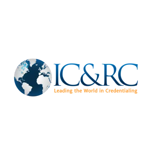 International Certification and Reciprocity Consortium (IC&RC) credentialing organization logo.